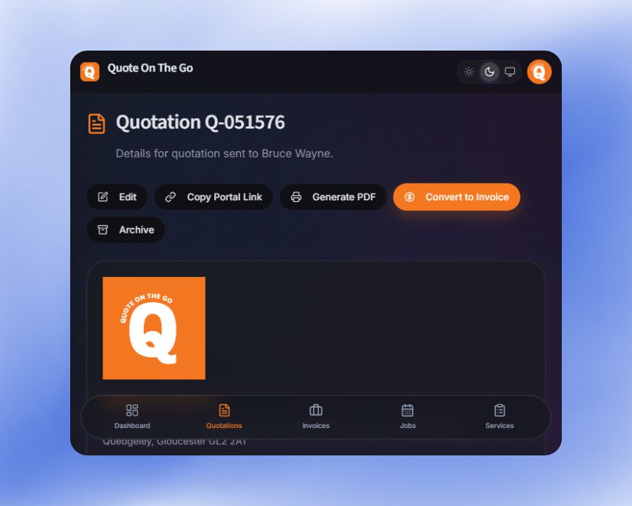 Convert Accepted Quotes with a Single Click