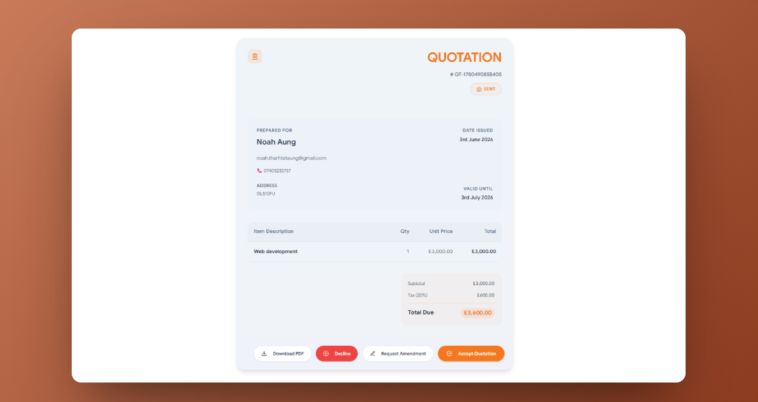 Interactive Client Portal